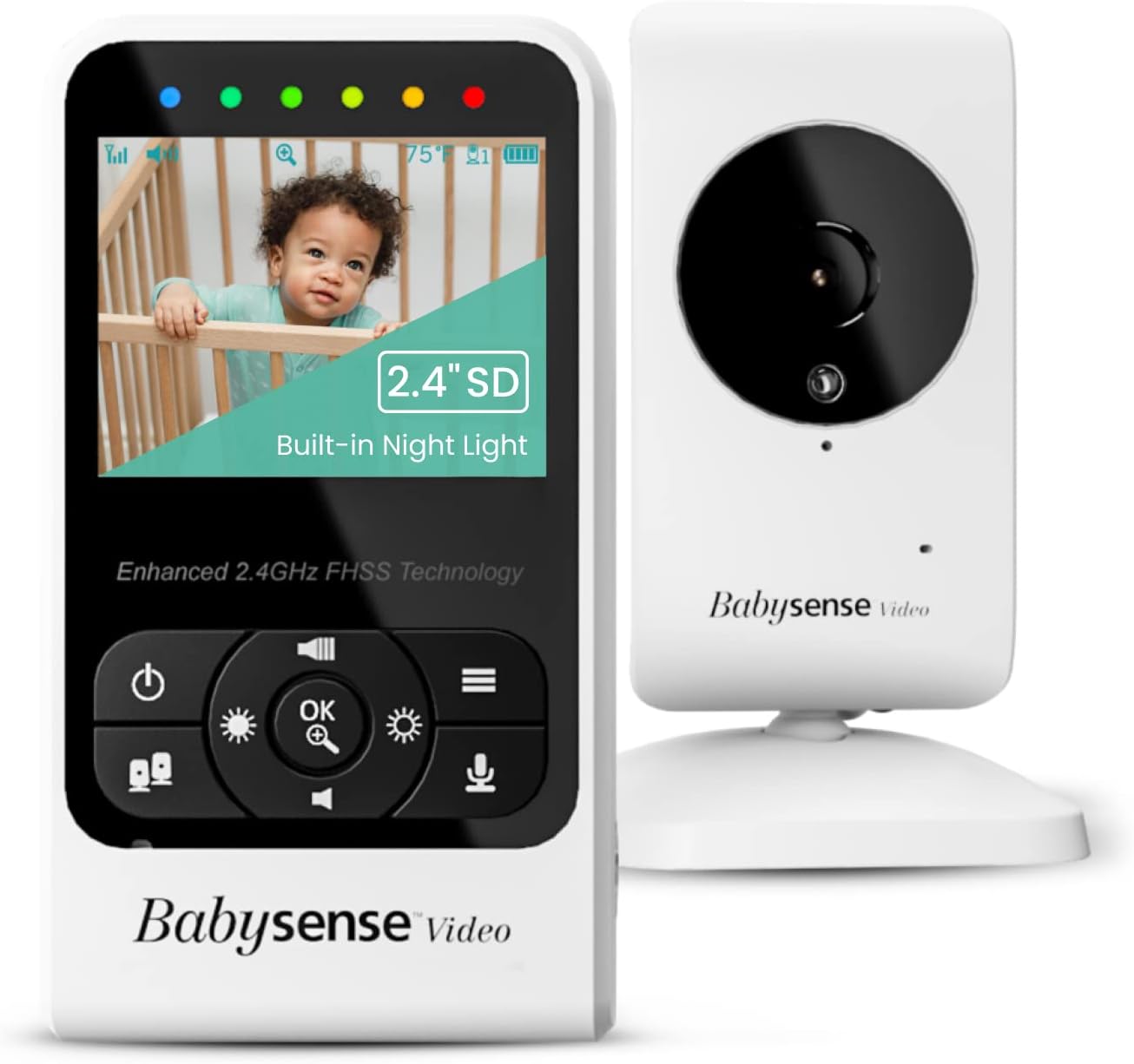 Babysense New Video Baby Monitor with Camera and Audio Features