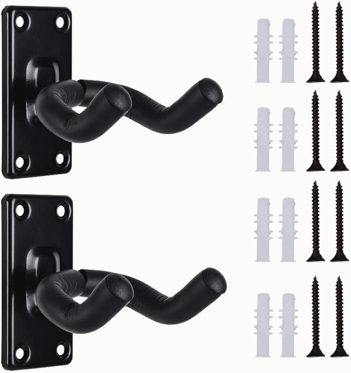 YouOKLight Metal Guitar Wall Mount - Securely Display 2 Instruments!
