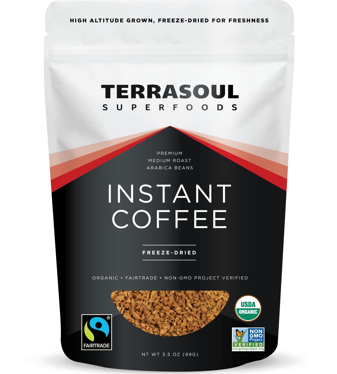 Terrasoul Fairtrade Instant Coffee - Fresh Taste