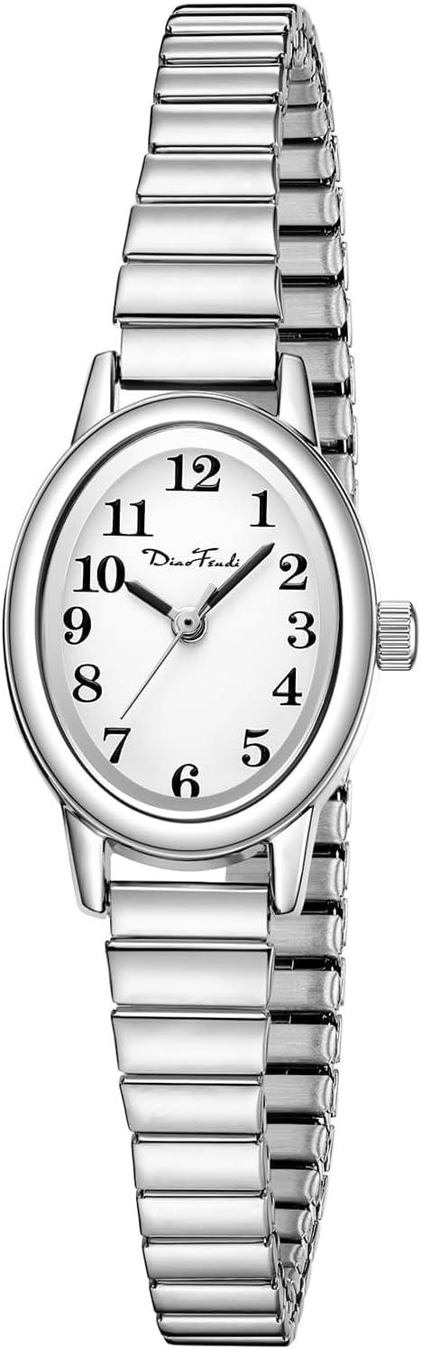 Diaofendi Petite Women's Easy Reader Watch with Expansion Band