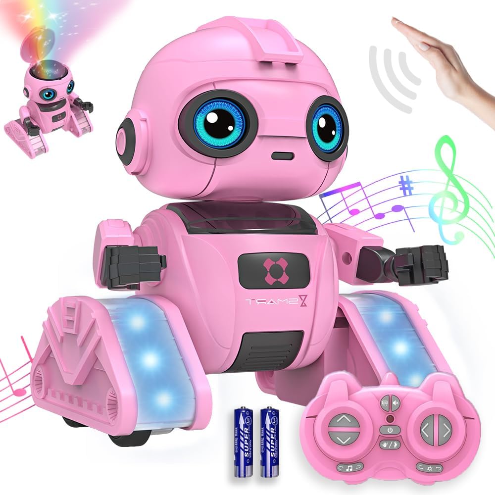 Interactive Starlight Robot Toy for Kids - Music, Dance, Rechargeable!