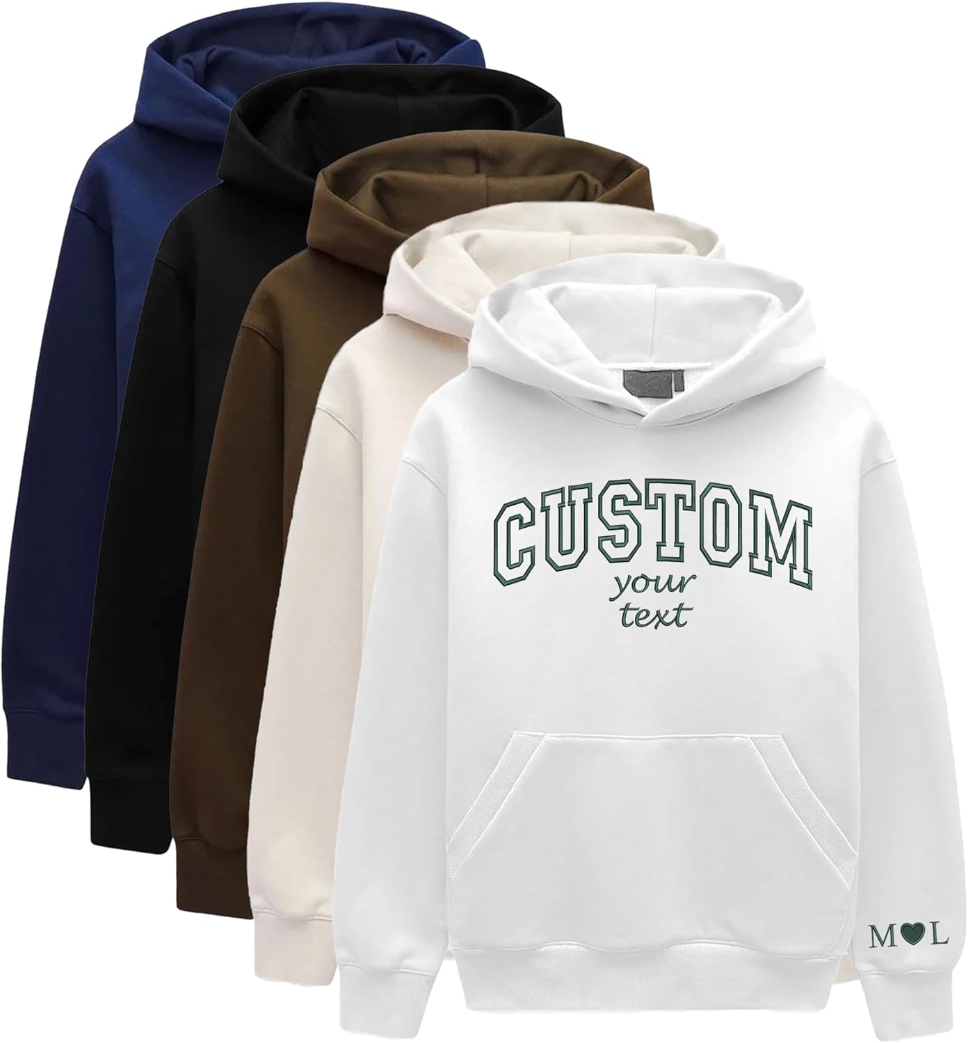 Personalized Embroidered Hoodie by Parahouse
