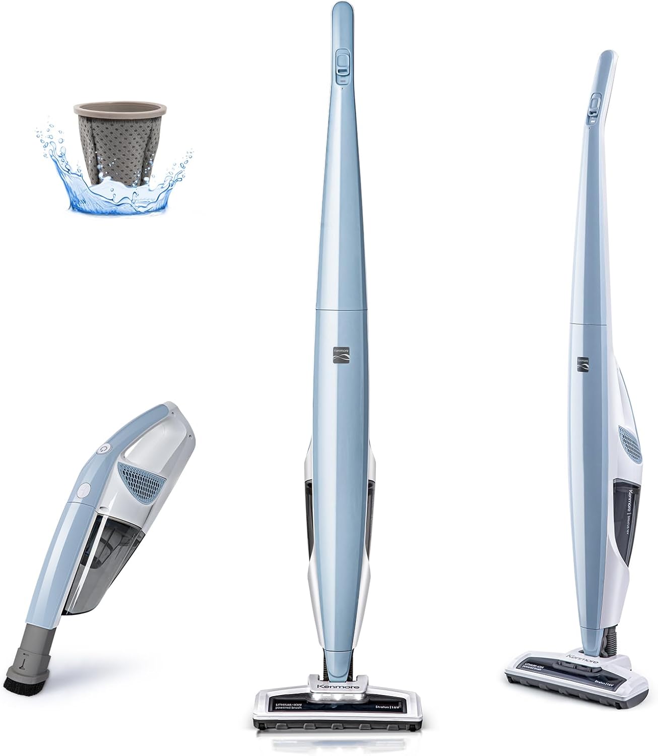 Kenmore 2-in-1 Cordless Stick Vacuum: Powerful Pet Hair Cleaning