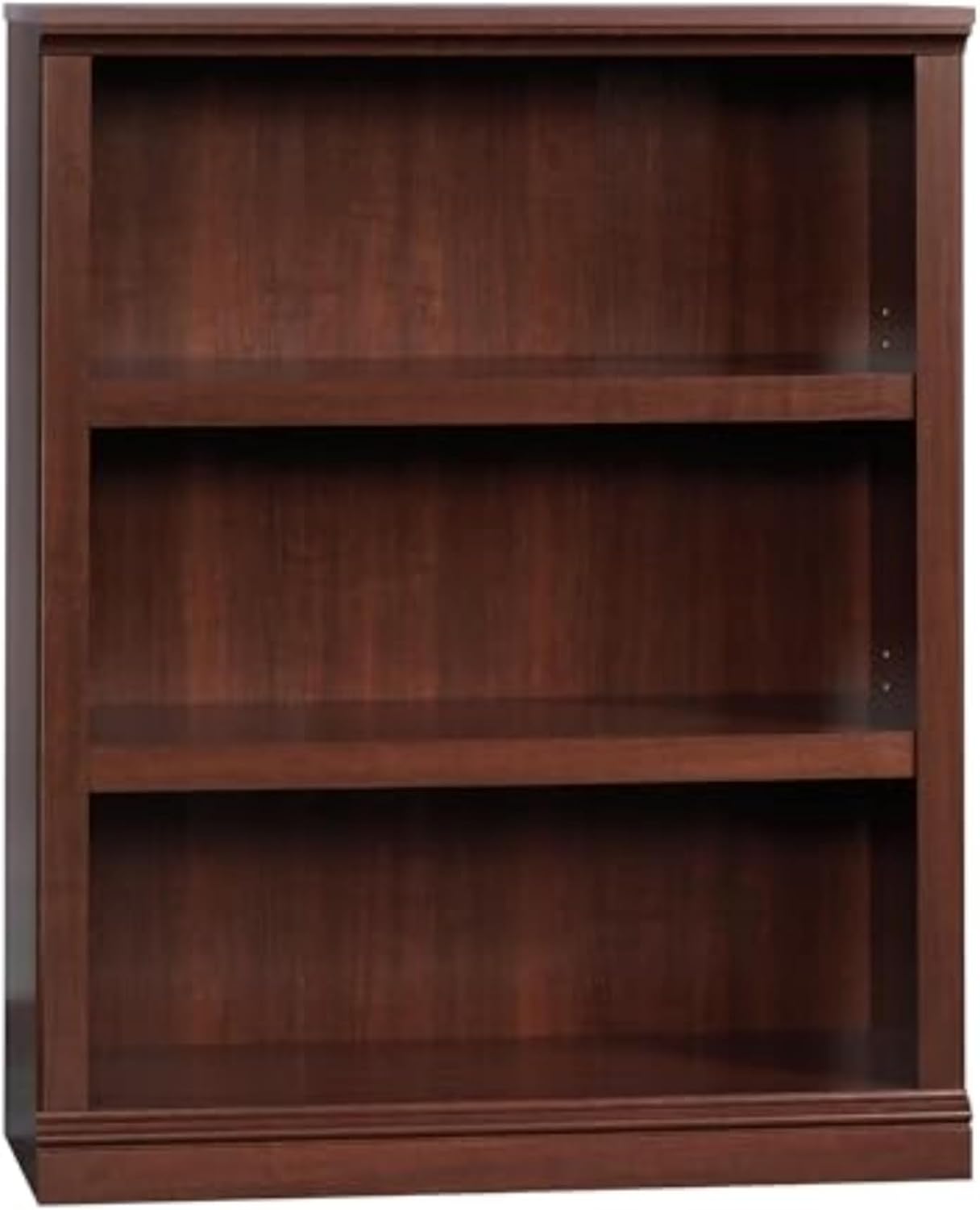 Versatile 3-Shelf Bookcase in Select Cherry Finish for Home