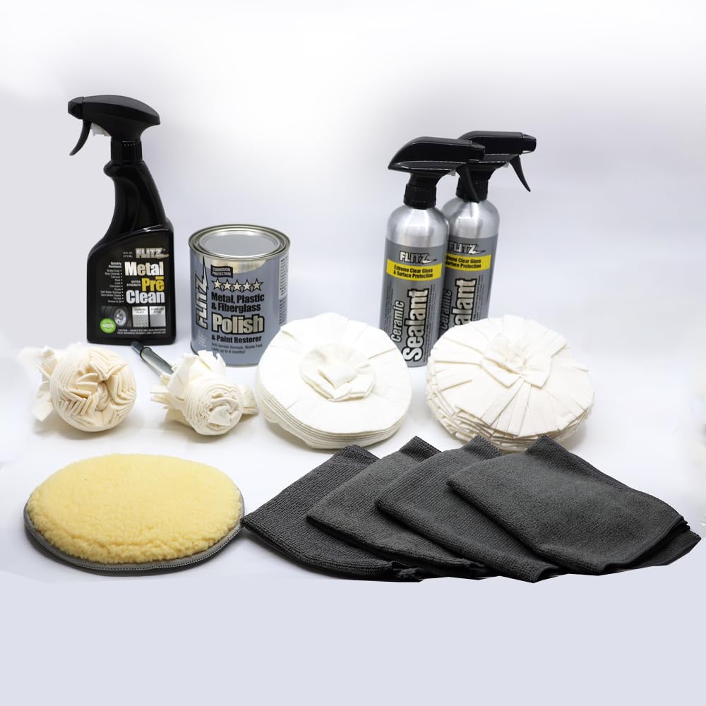 Flitz X-Large Car Detailing Kit | Clean, Polish, Protect!