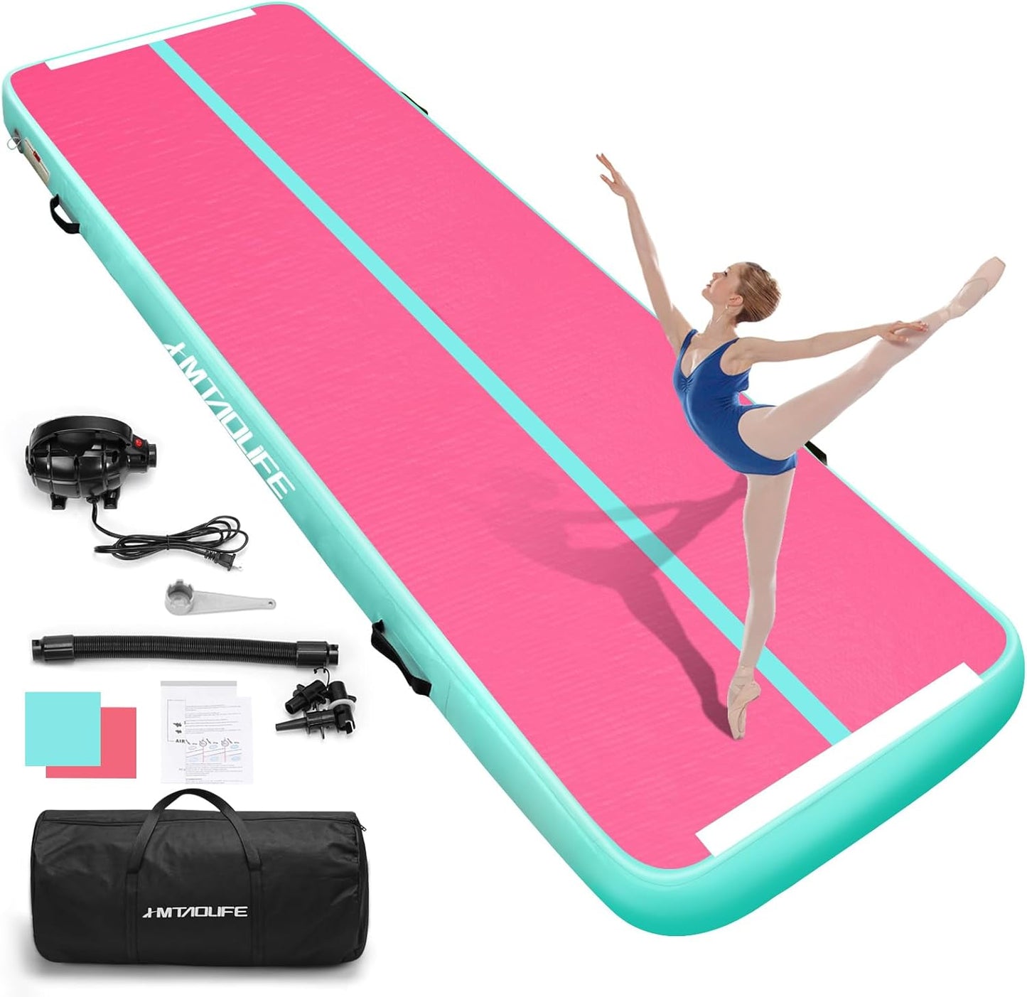 Hmtaolife Inflatable Air Tumbling Mat: Dynamic Fun!