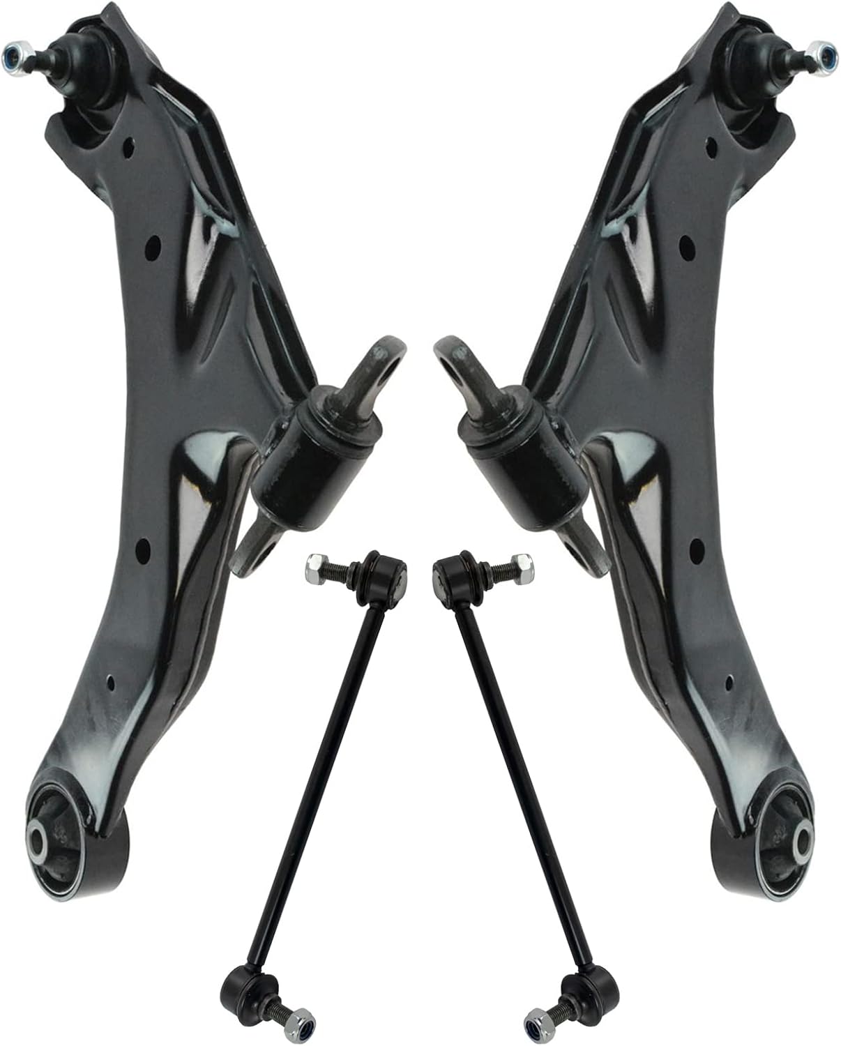 TRQ Front Suspension Kit Control Arm for Kia Spectra Vehicles