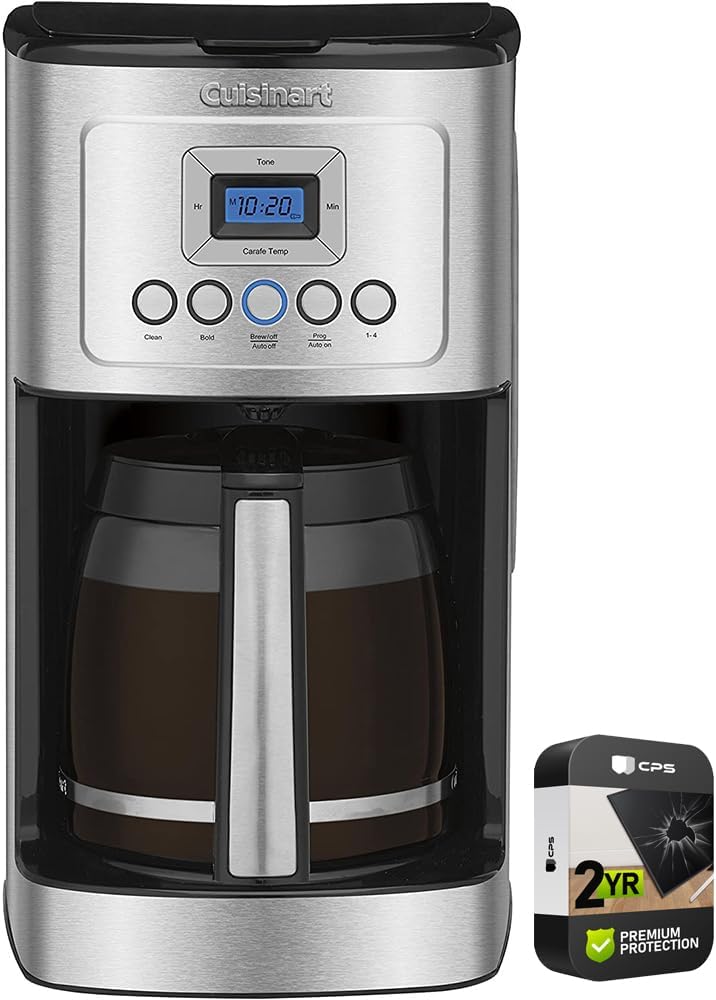 Cuisinart 14-Cup Programmable Coffeemaker Bundle + 2 YR Warranty