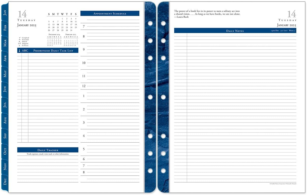 Monticello Two Page Per Day Planner for Ultimate Organization