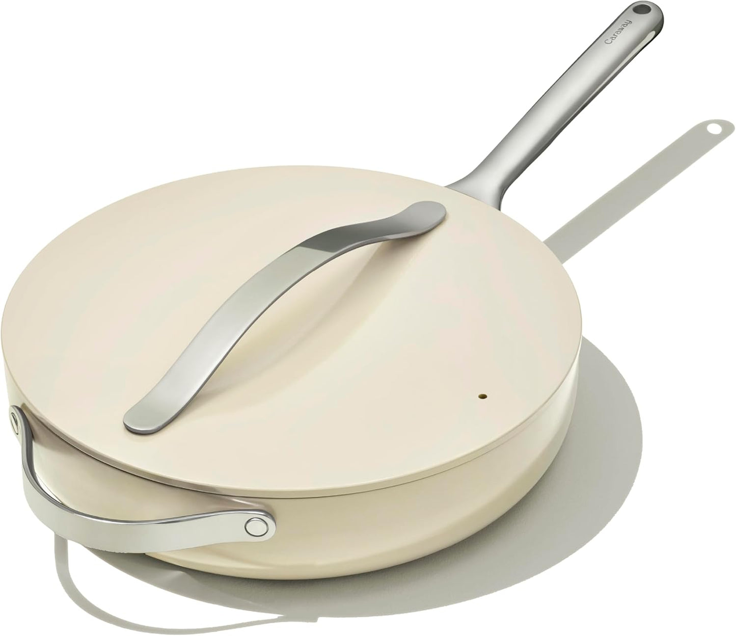 Caraway Nonstick Ceramic Saute Pan with Lid - 4.5 qt, 11.8 in