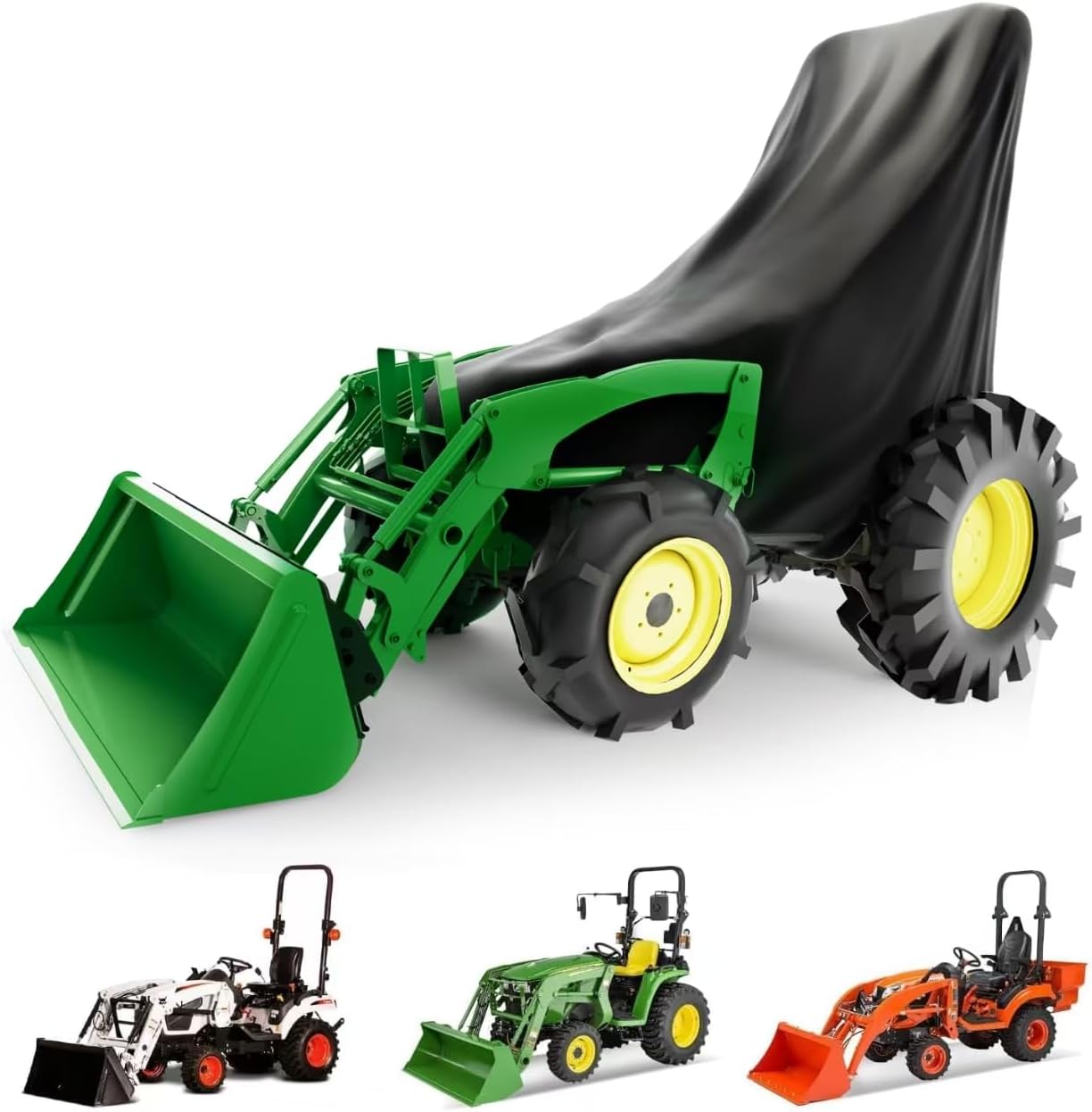 600D Heavy Duty Tractor Cover Waterproof Dustproof Protection