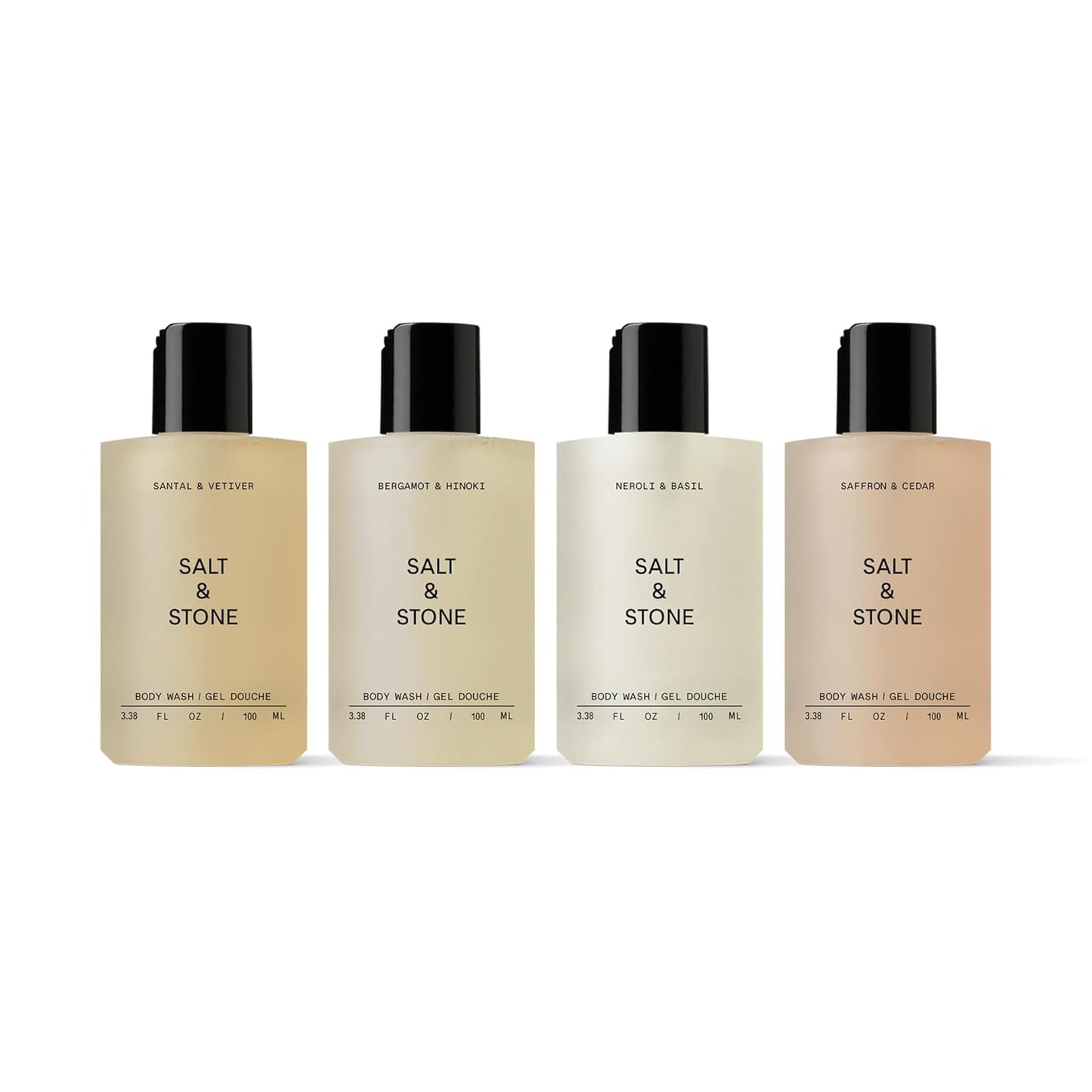 Salt & Stone Body Wash Mini Discovery Set for Hydrated Skin