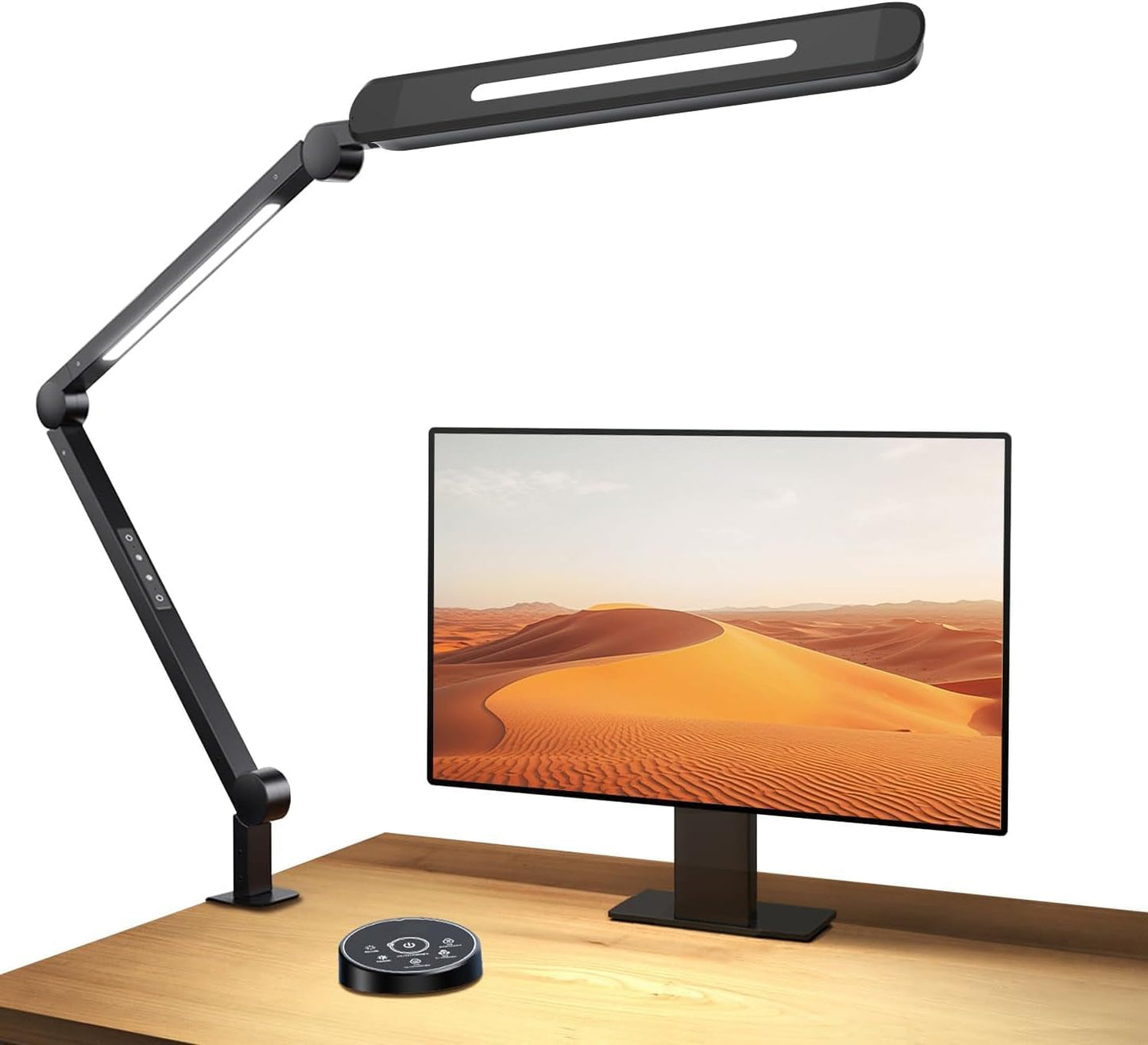 Remote Controlled LED Desk Lamp - Adjustable Light & Atmosphere, 4 Modes, 4 Brightness Levels