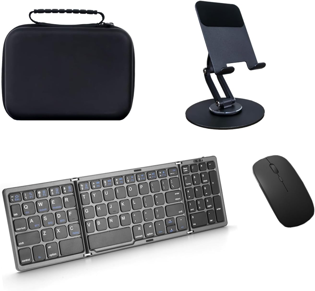 Portable Bluetooth Keyboard & Mouse Set for Galaxy Fold - Enhanced Productivity