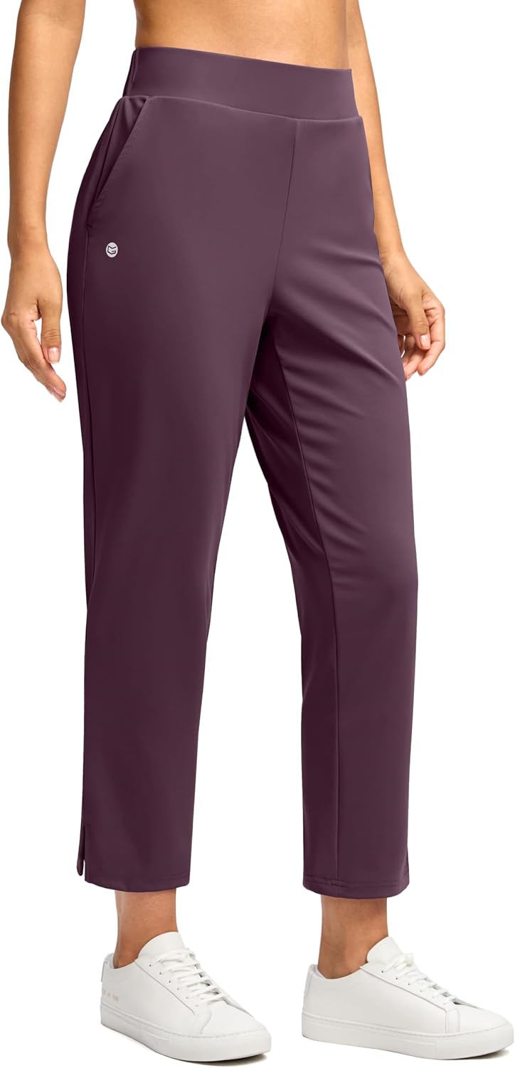 G Gradual Women's 7/8 Golf Pants with Stretchy Comfort Fit