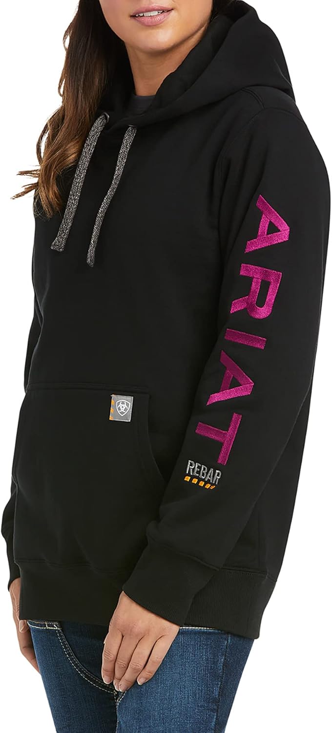 ARIAT womens Rebar Graphic Hoodie for Comfort and Style