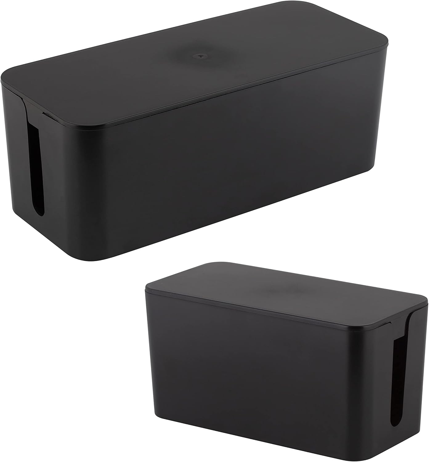 Simplify Cable Organizer Box | Hidden Storage | Black