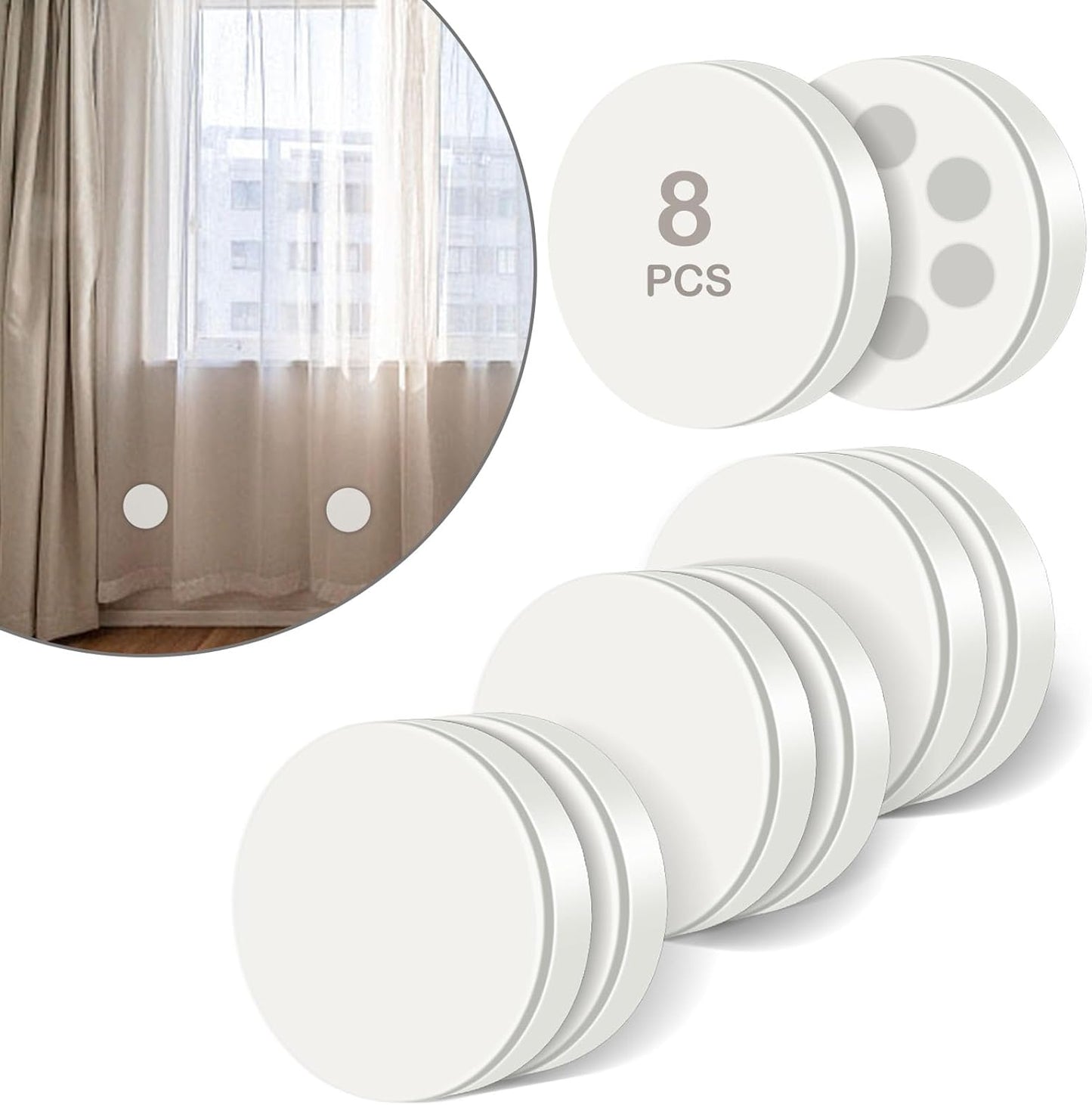 Anti-Breeze Magnetic Shower Curtain Weights