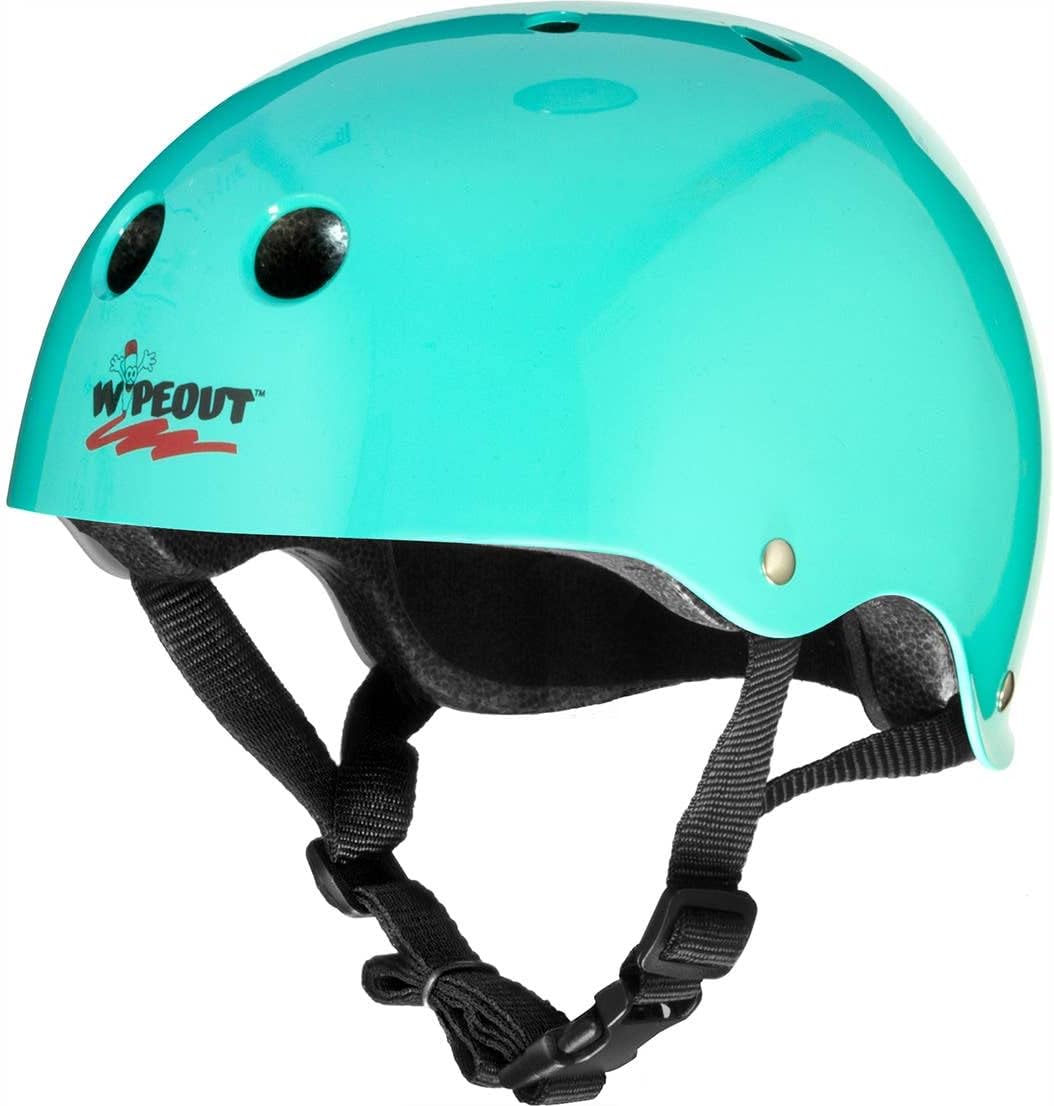 Wipeout Teal Blue Youth Helmet 5+ | Ultimate Safety & Style