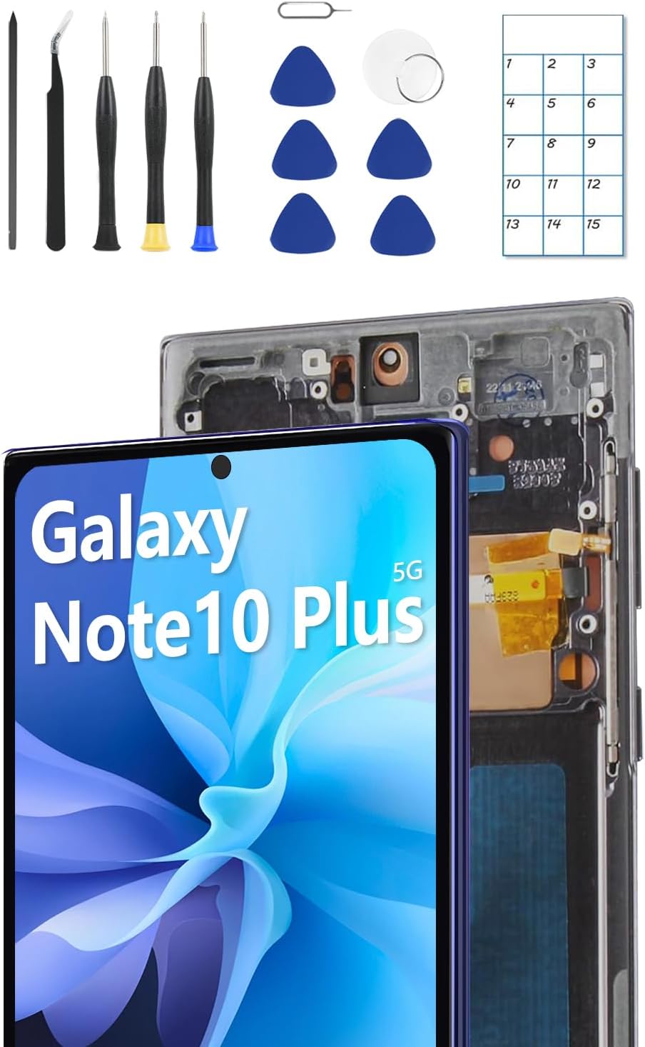 OLED Screen Replacement for Samsung Note 10 Plus with Tools