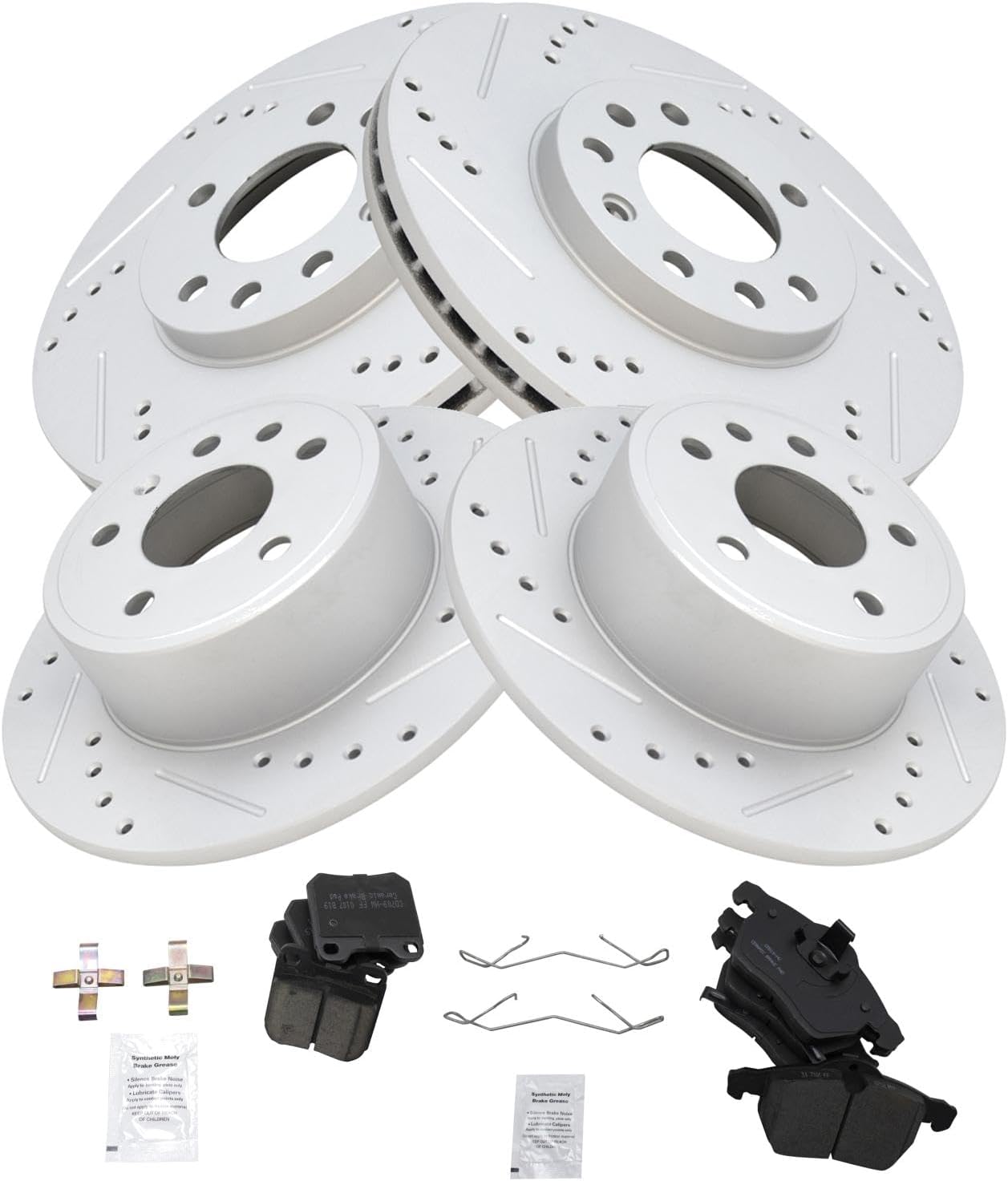 Premium Brake Pad & Rotor Kit for Saab 9-3 and Saturn Models