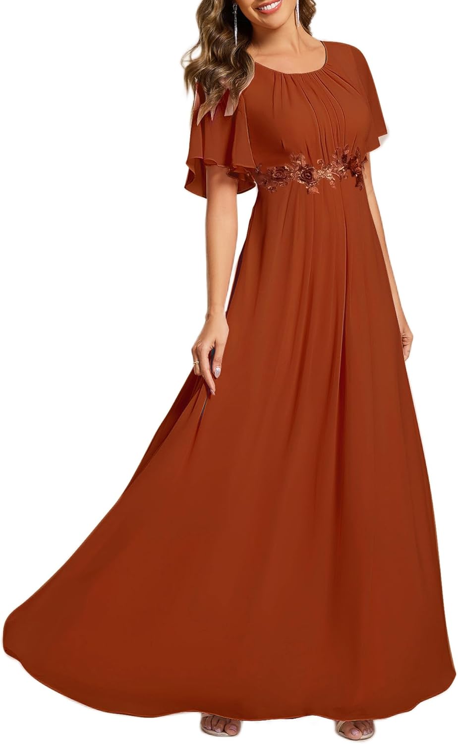 Elegant Ever-Pretty Chiffon A Line Evening Dress for All Occasions