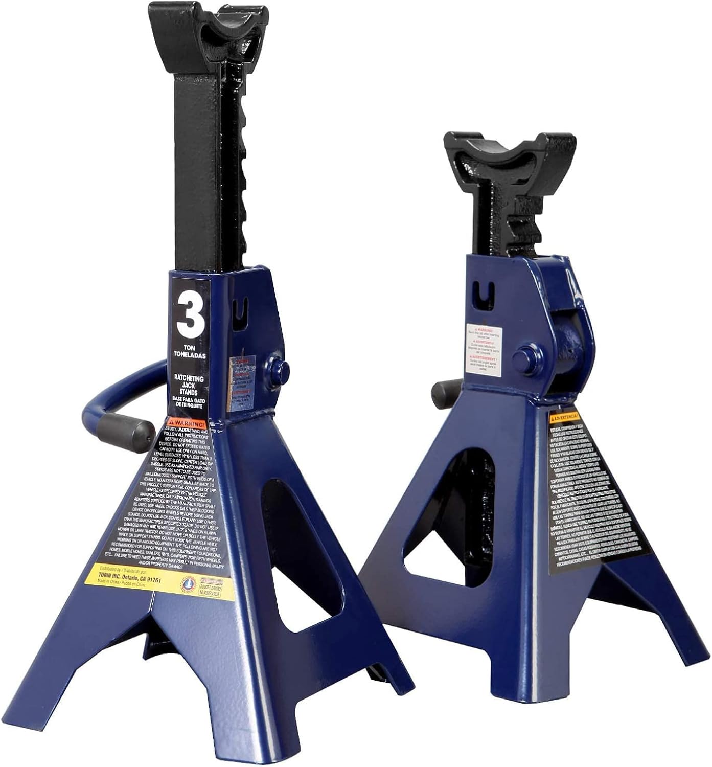 BIG RED Torin Steel Heavy Duty Tall High-Lifting Jack Stands