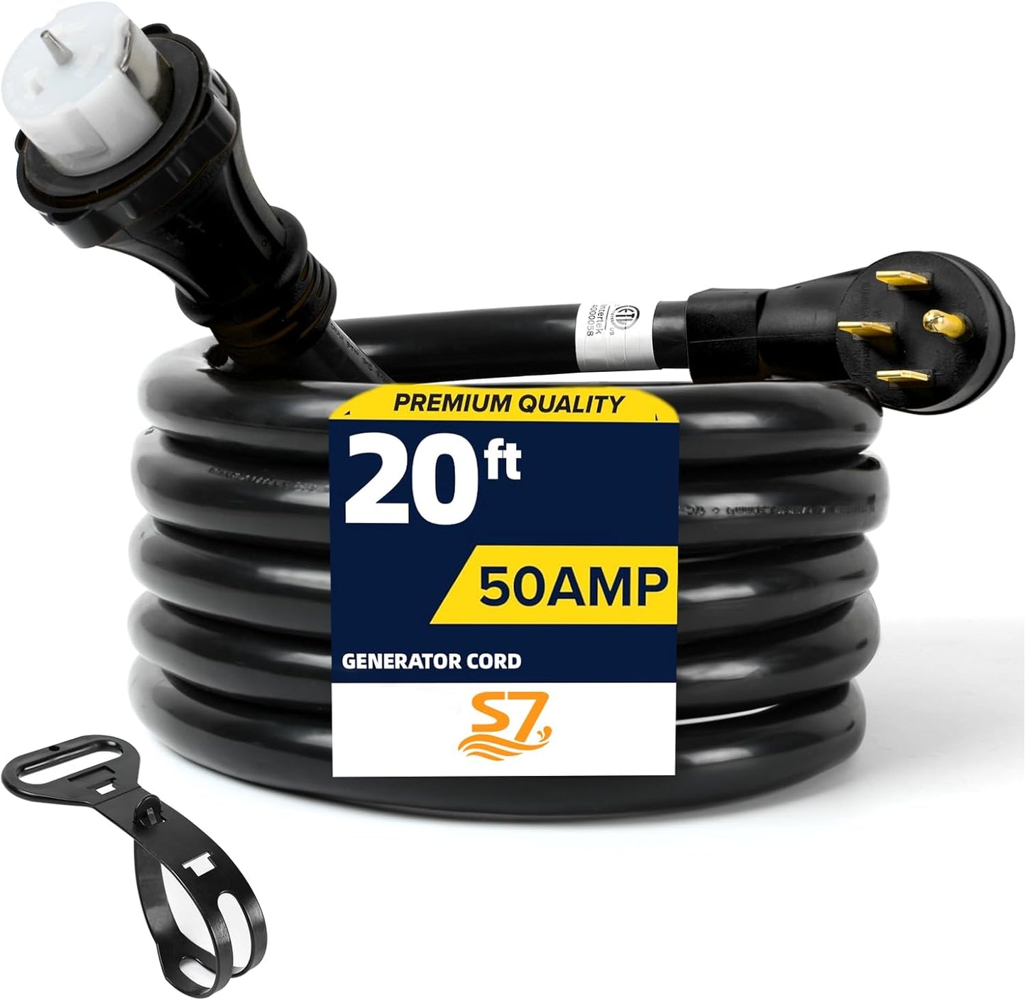 50 Amp Generator Extension Cord for RVs and Campers - 20FT