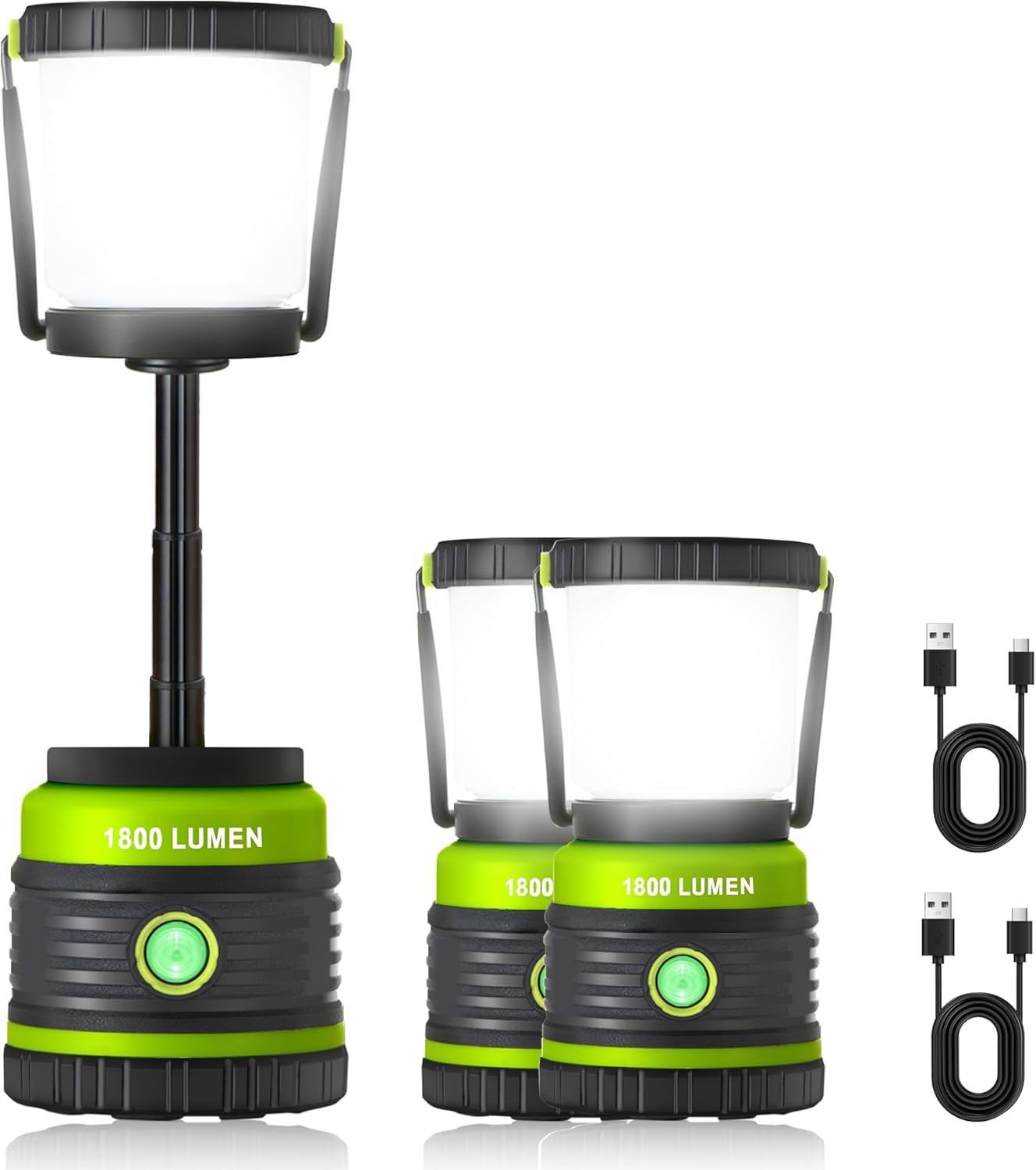 Camping Lantern Rechargeable Telescopic Light for Outdoor Use