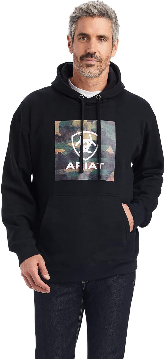 ARIAT Male Logo Hoodie - Comfortable and Stylish for Everyday Wear