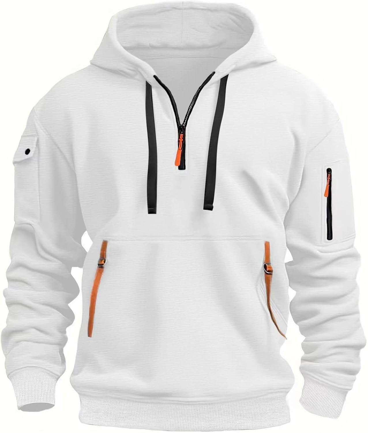 MANTORS Men's Cozy Fleece 1/4 Zip Hoodie