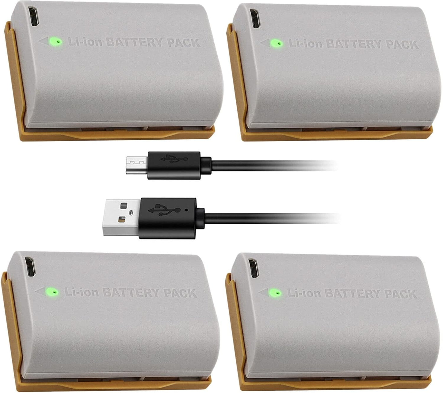 Kastar 4 Pack Battery for Canon LP-E6 LP-E6N Cameras and More