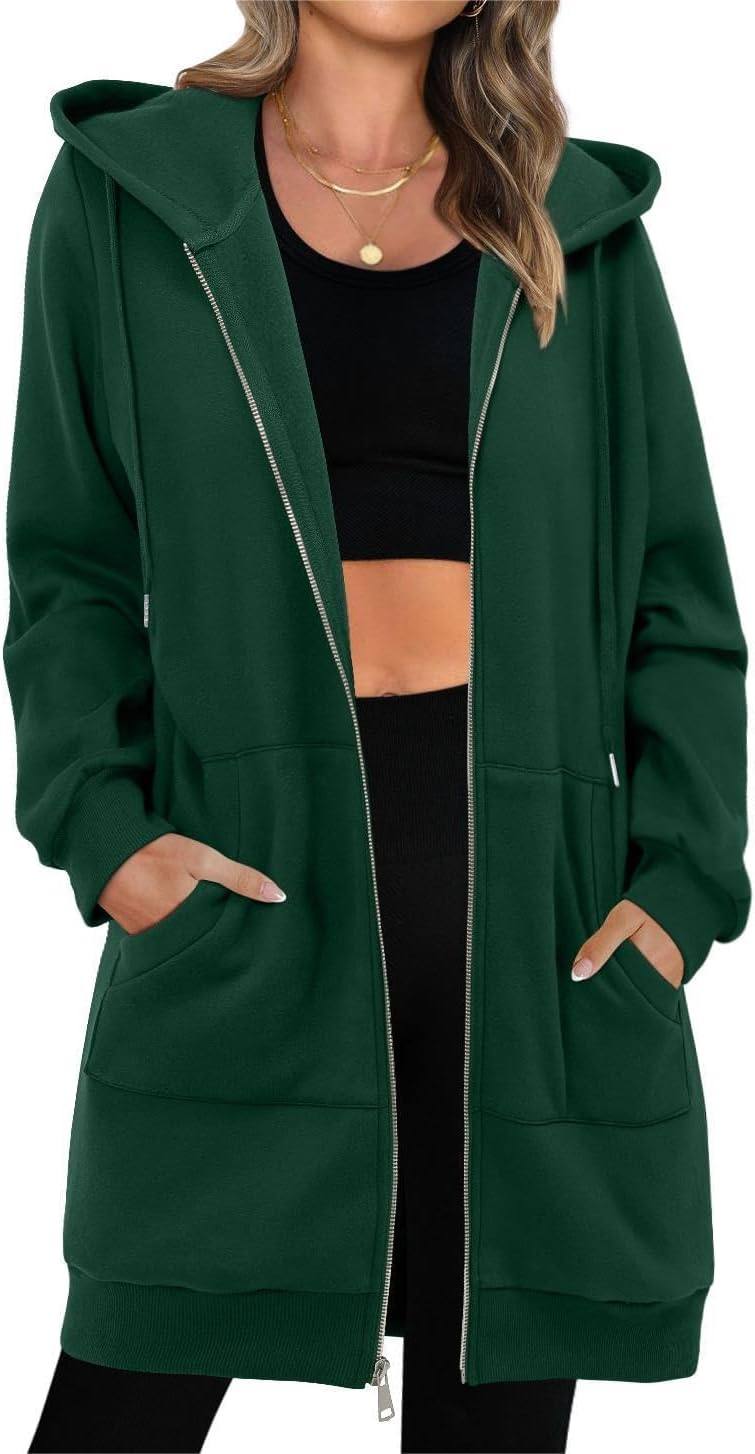 StunShow Women's Zip Up Hoodies for Casual Fall Style