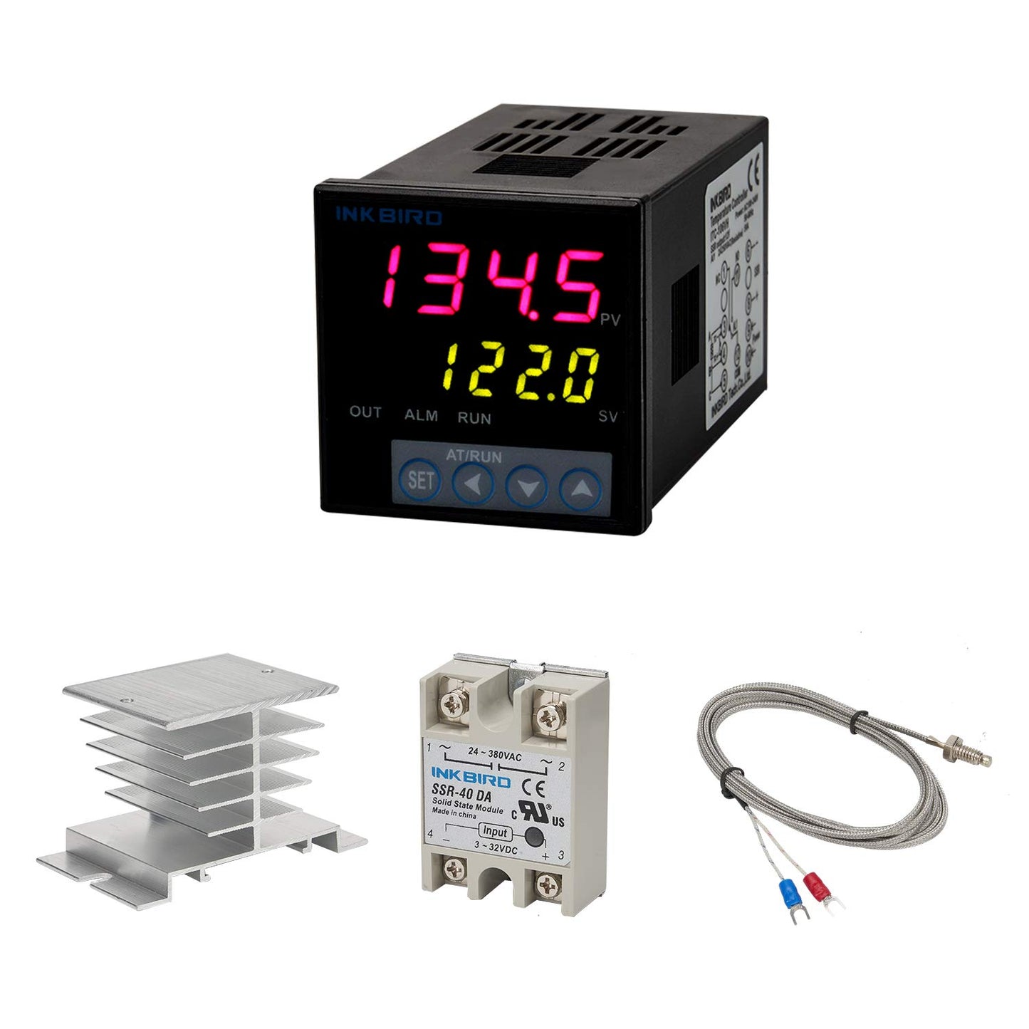 Inkbird PID Temperature Controller Kit with SSR and Thermocouple