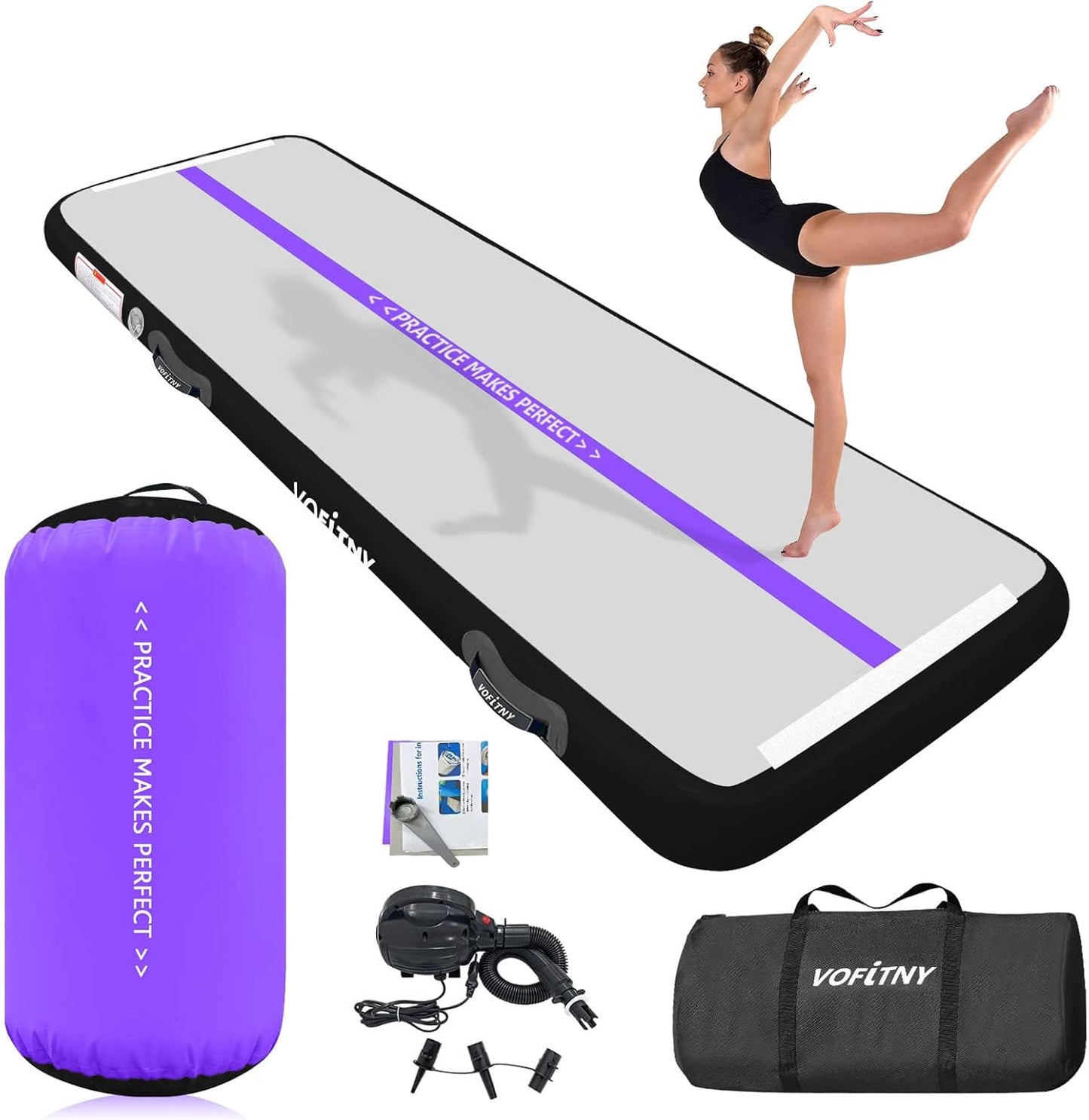 Inflatable Gymnastics Air Mat for Home and Gym Training
