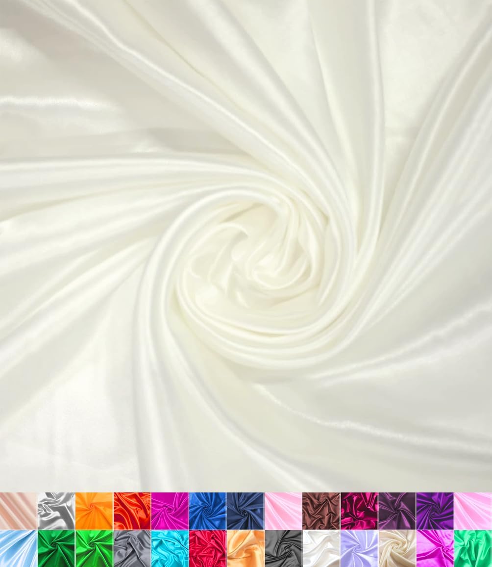 Luxurious Shiny Satin Fabric for Elegant Sewing and Crafts