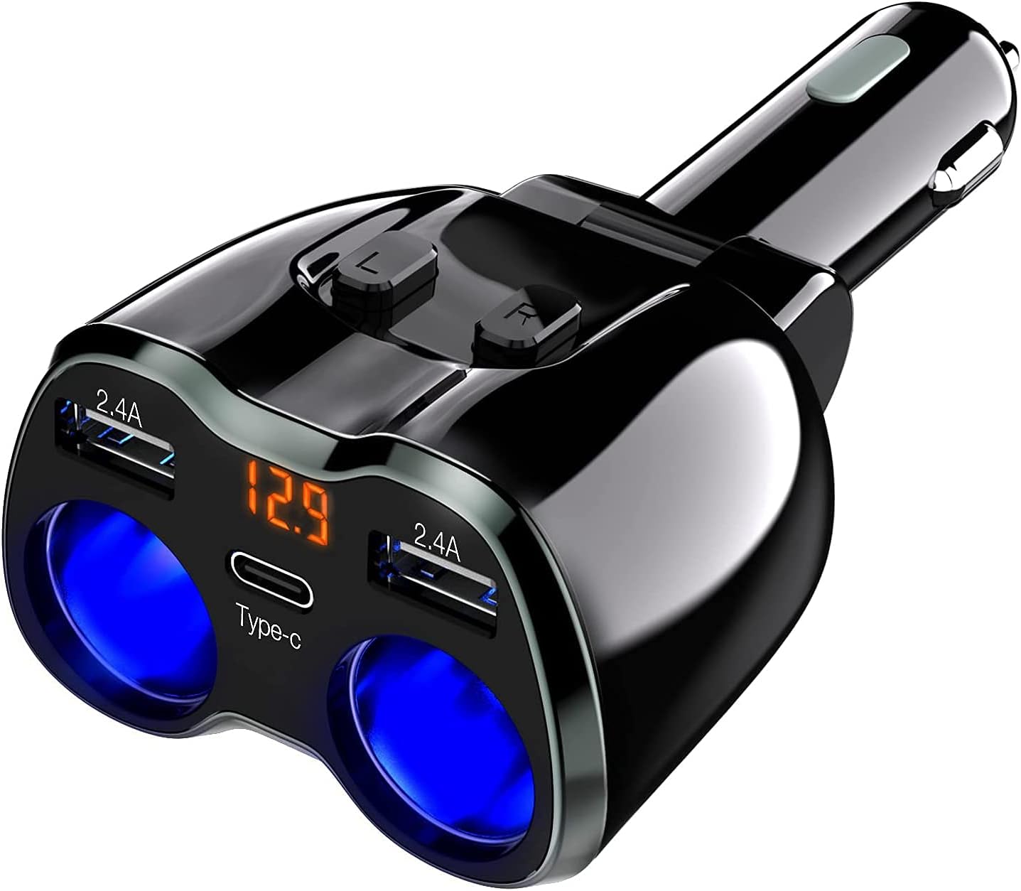 Otium Dual Port USB-C Car Charger - Fast Charging on the Go!