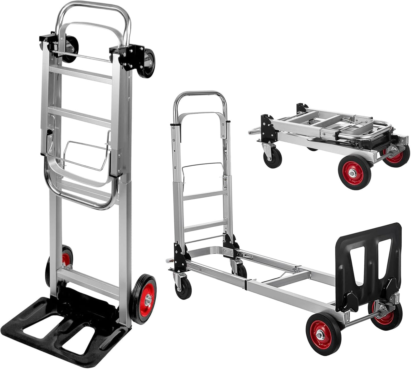 2 in 1 Aluminium Hand Truck Dolly with 450lbs Capacity