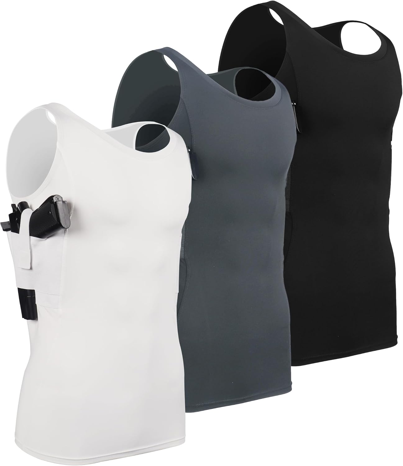 Scoop Neck Conceal Carry Shirts for Men - Undercover Clothing