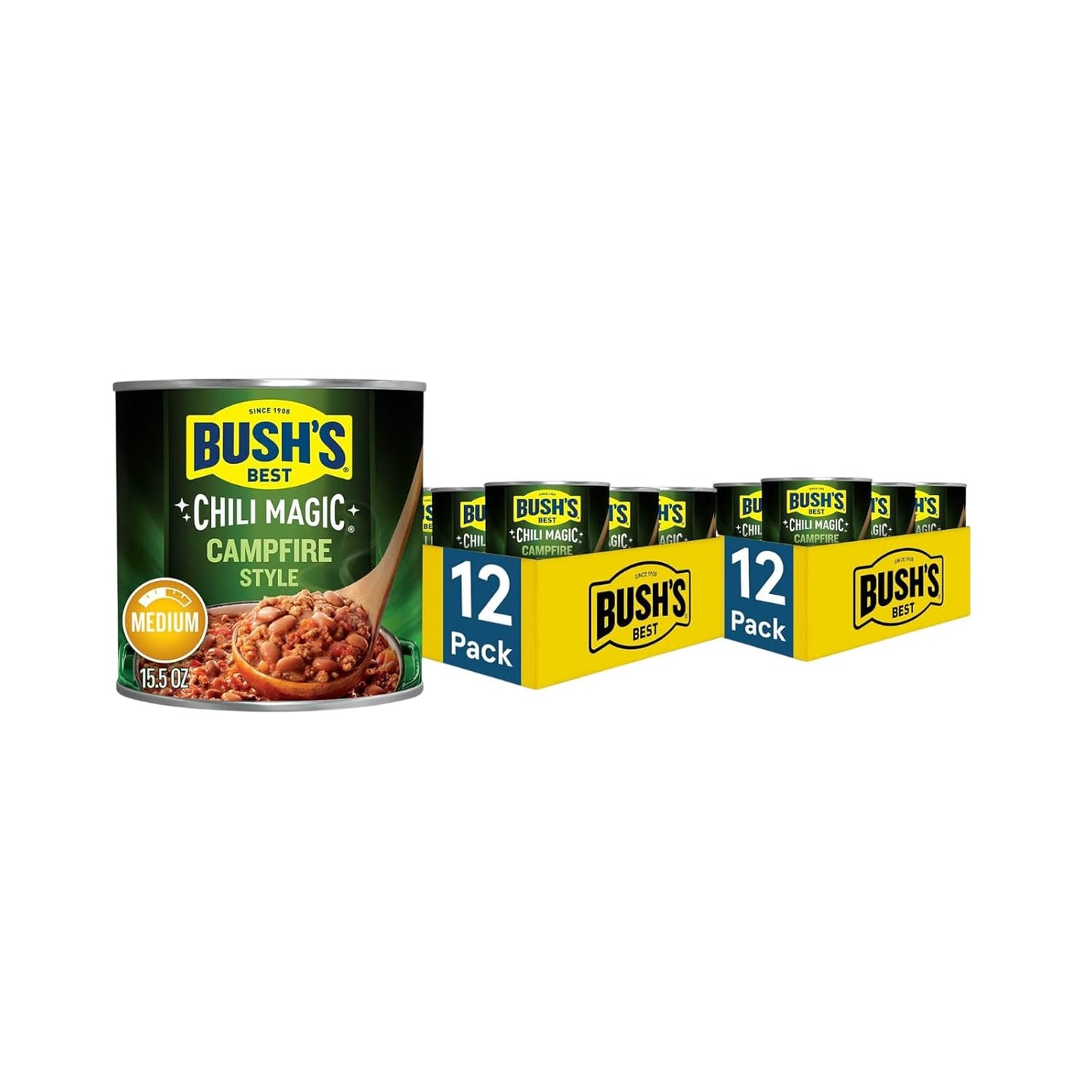Bush's Best Chili Starter Campfire Style for Quick Chili Meals