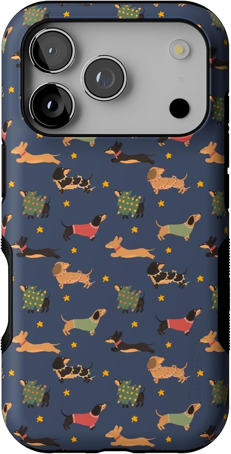 Casely iPhone 17 Pro Case Dashing Doxies Bold Design