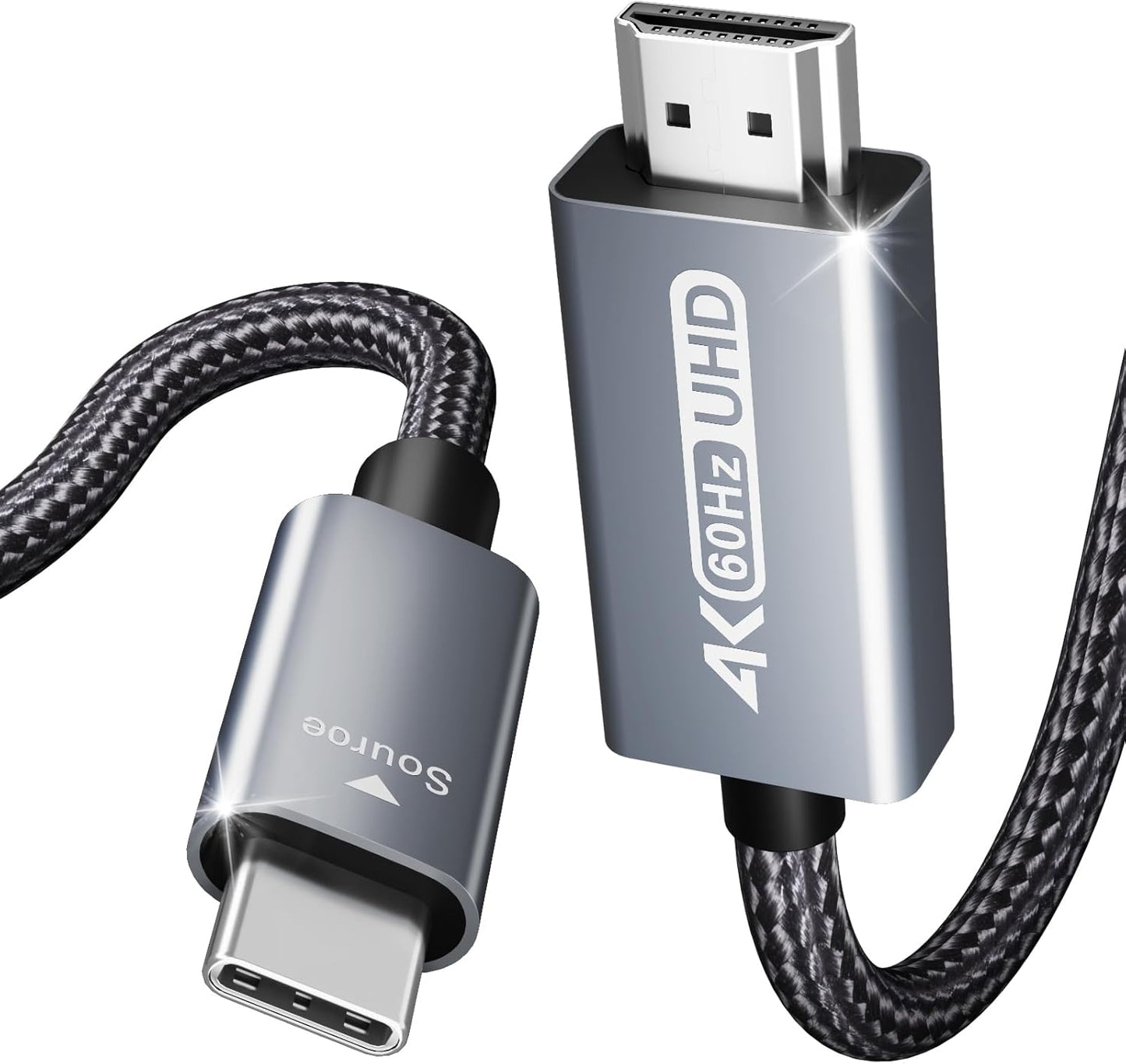 4K@60Hz BENFEI USB-C to HDMI Cable - MacBook Pro/Air/iPad Pro Compatible