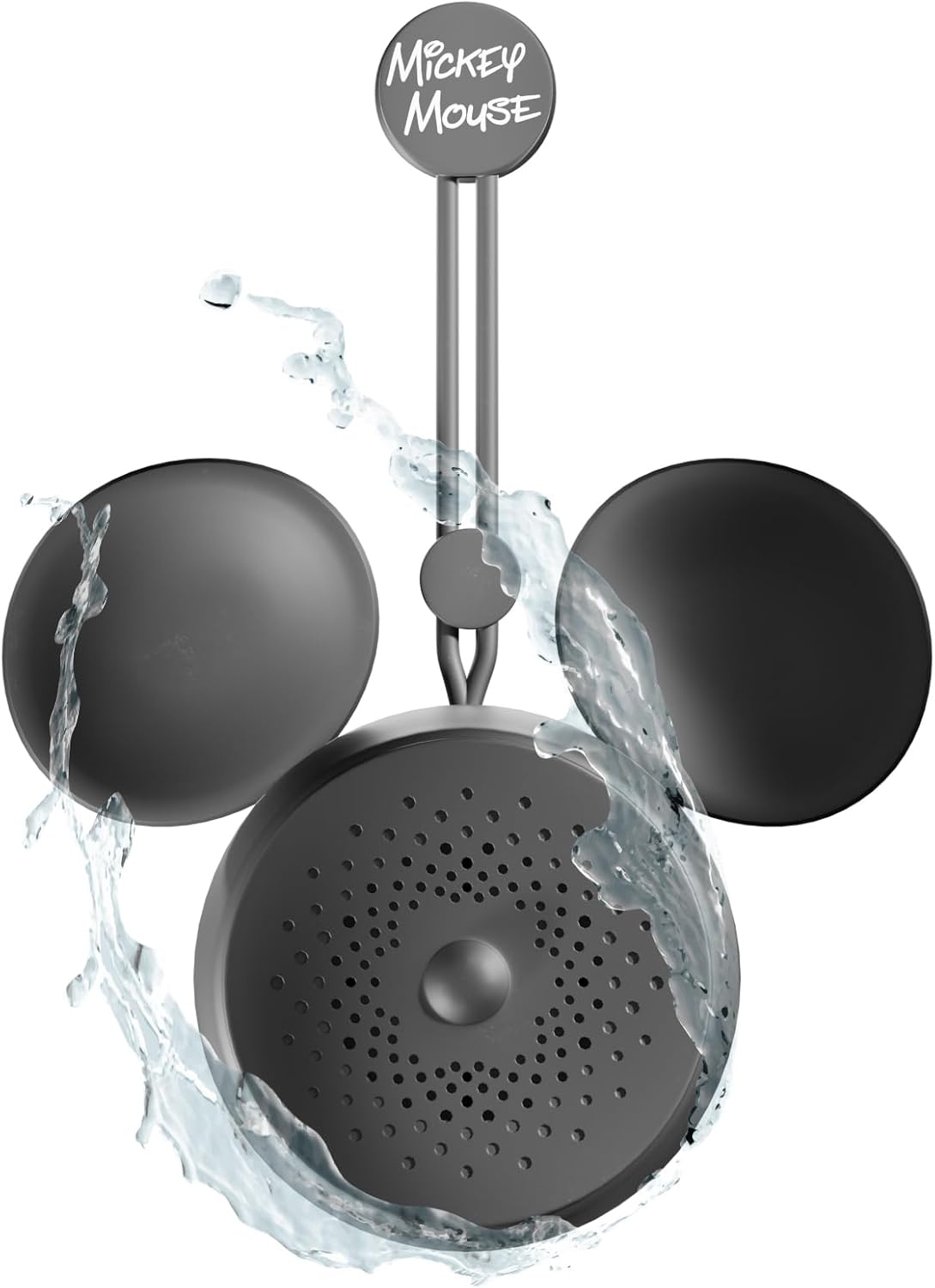 iJoy Disney Mickey Mouse Ears Bluetooth Shower Speaker - Water Resistant, 5 Hr Playtime
