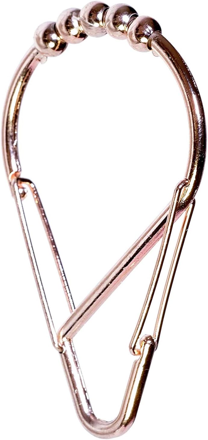 Kent & West - Easy Glide Shower Hooks | Gold Finish