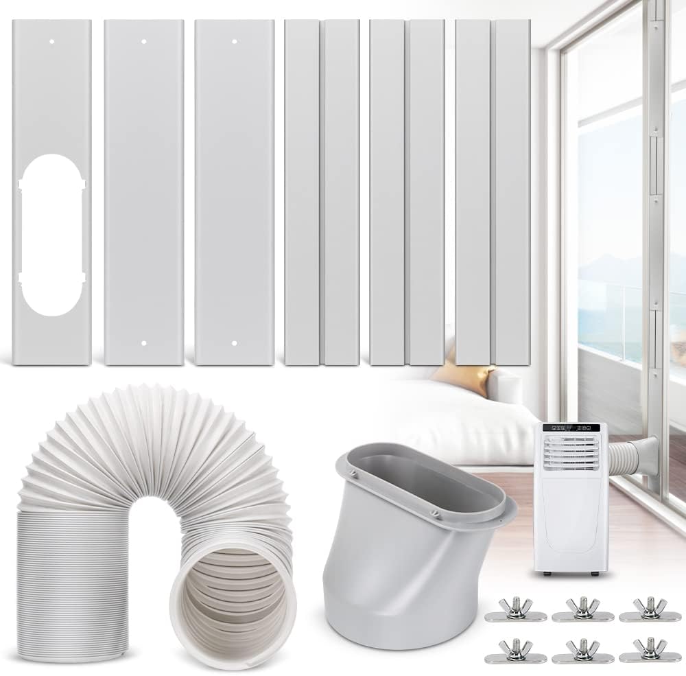 Portable Air Conditioner Window Vent Kit for Sliding Doors
