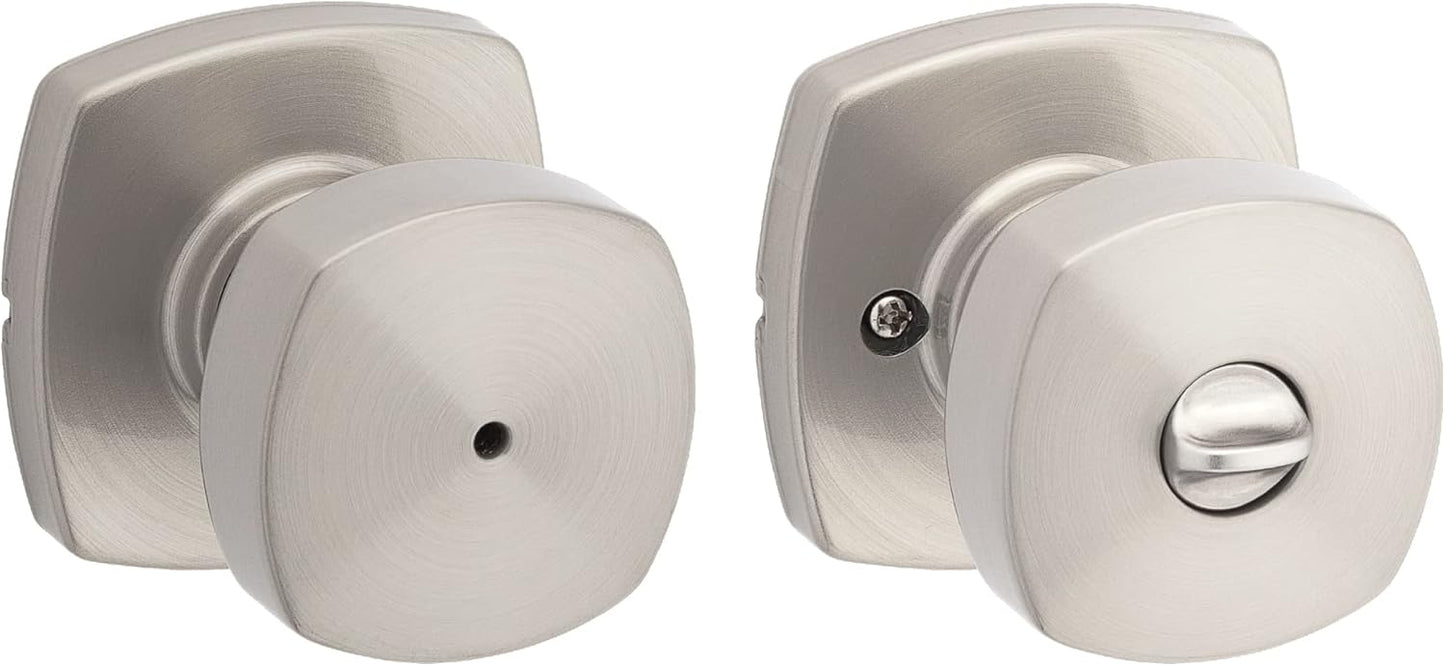 Kwikset Arroyo Knob Interior Privacy Door Knob for Bedrooms