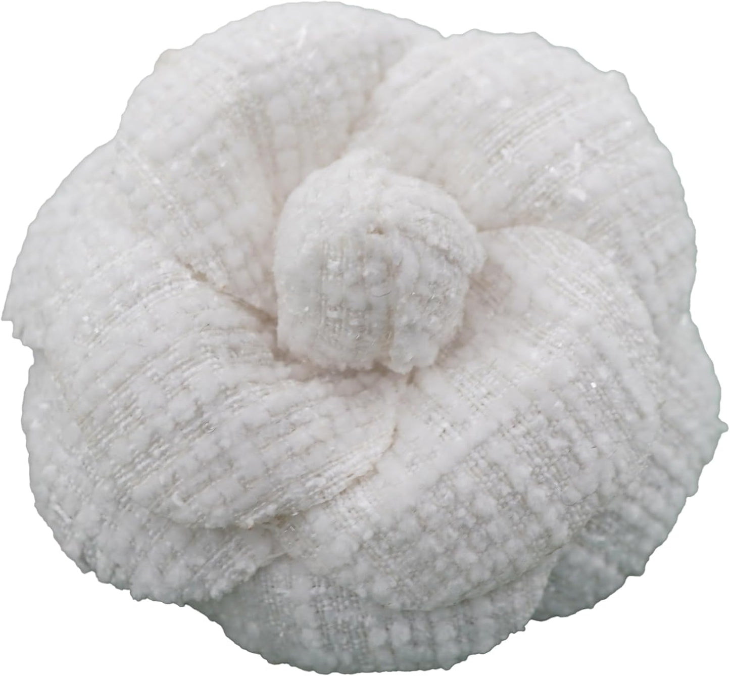 Tweed Camellia Brooch Pin - Handmade Floral Gift for Her