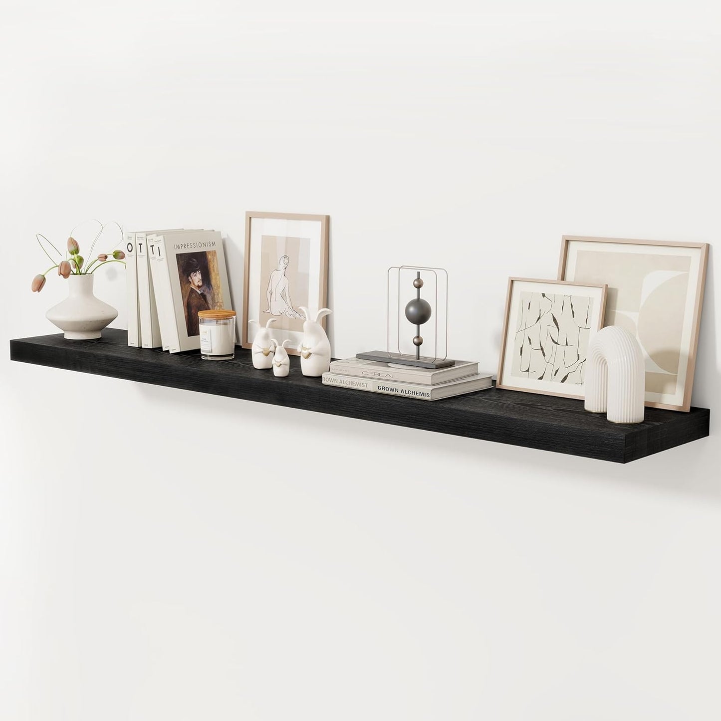 72 Inch Floating Shelf for Home & Office - Deep Storage Solution