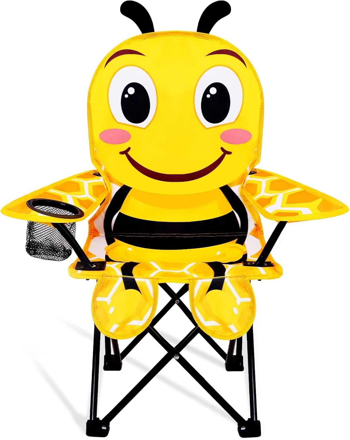 KABOER Kids Outdoor Folding Lawn Chair with Cup Holder