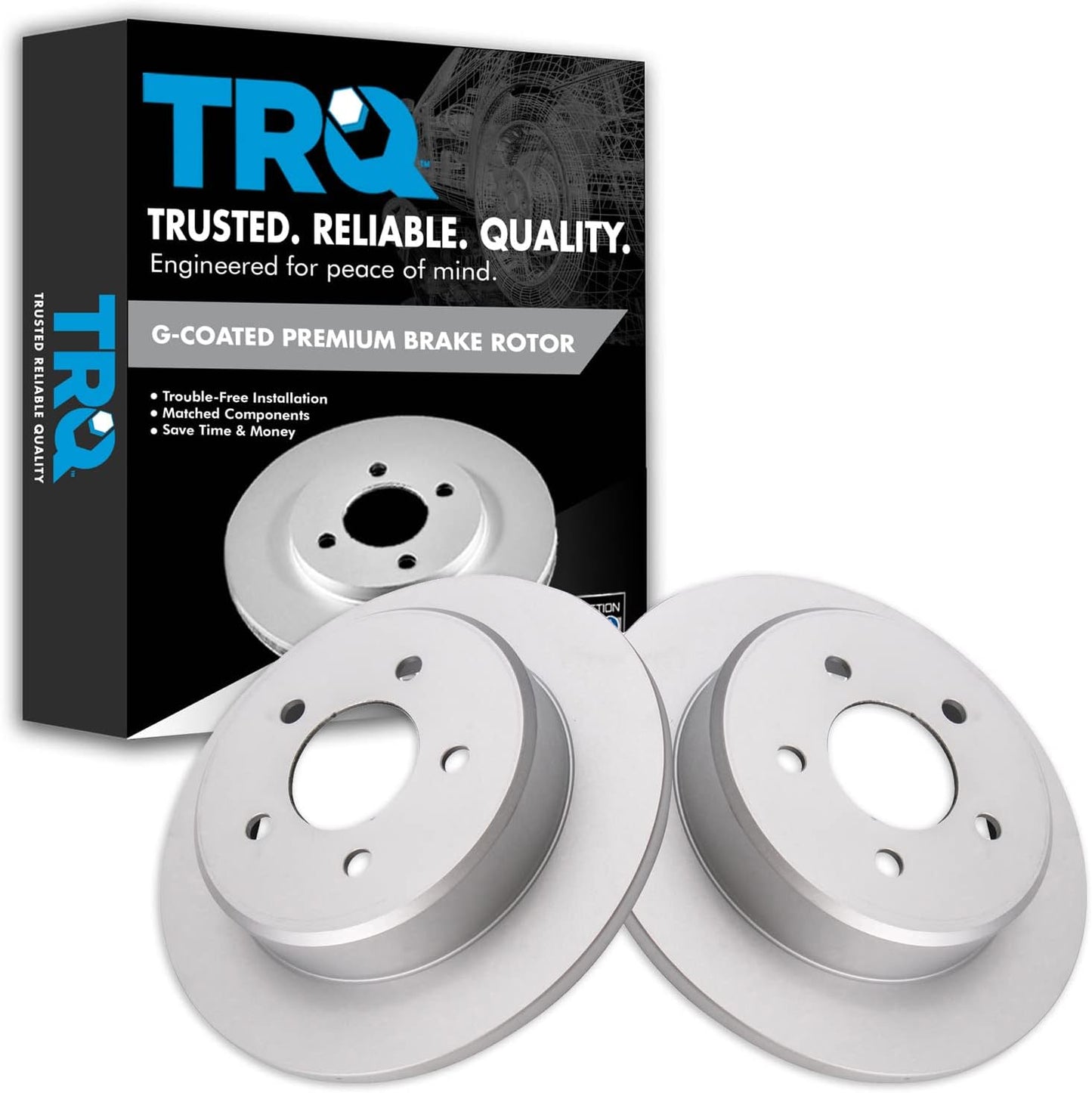 Premium G-Coated Brake Rotors Set for Chrysler & Dodge Vehicles